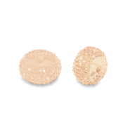 Resin kralen rondellen 8mm Light peach