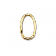 Roestvrij stalen (RVS) stainless steel onderdelen tussenstuk ovaal Gold