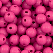 10 mm DQ acryl kralen Magenta pink