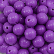 18 mm DQ acryl kralen Purple