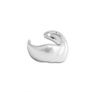 Roestvrij stalen (RVS) Stainless steel oorbellen ear cuff Silver