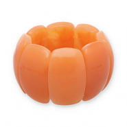 Resin armbanden Flame orange