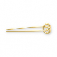 Haaraccessoires Franse haarspeld knoop Gold