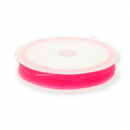Elastiek rijgdraad 0.8mm Neon pink