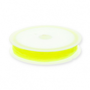 Elastiek rijgdraad 0.8mm Neon yellow