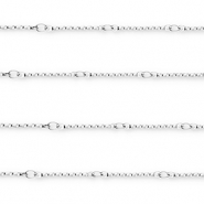 Roestvrij stalen (RVS) Stainless steel onderdelen jasseron staaf Silver