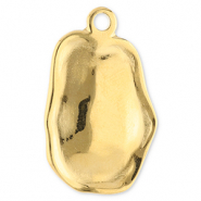 Roestvrij stalen (RVS) Stainless steel bedels irregular Gold