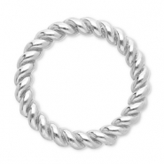 Roestvrij stalen (RVS) stainless steel onderdelen dichte ring 12mm Silver
