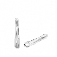 Bedels DQ® metaal staaf Antiek zilver (nikkelvrij)