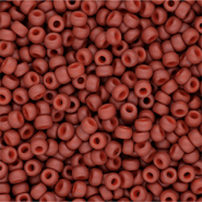Miyuki rocailles 8/0 Matted Opaque Terra Cotta 8-2315