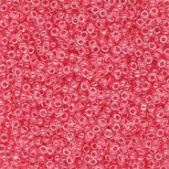 Miyuki rocailles 15/0 Coral Lined Crystal 15-0204