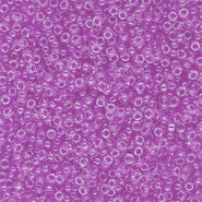 Miyuki rocailles 15/0 Violet Lined Crystal 15-0222