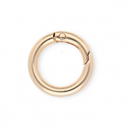 Onderdelen sleutelhanger ring Light rose gold