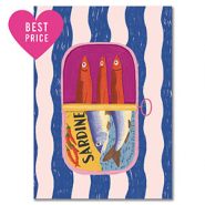 BY31&reg; Sieraden kaartjes "Sardine" Blue-white