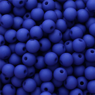 6 mm acryl kralen Royal blue