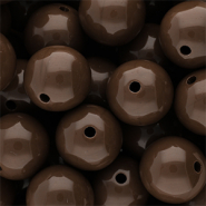 20 mm DQ acryl kralen shiny Cappuccino 19-1220 TCX