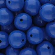 16 mm DQ acryl kralen shiny Dazzling blue 18-3949 TCX