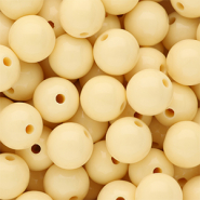 12 mm DQ acryl kralen shiny Pastel yellow 11-0616 TPG