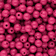 10 mm DQ acryl kralen shiny Rose violet 17-2624 TCX