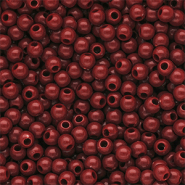 6 mm DQ acryl kralen shiny Salsa 18-1657 TCX