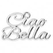 Bedels metaal "Ciao Bella" Silver