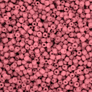 Glaskralen Rocailles 12/0 (2mm) Salmon pink