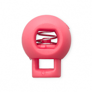 Gekleurde onderdelen koordstopper bal Pink