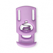 Gekleurde onderdelen koordstopper rechthoek Lilac