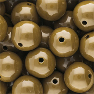 16 mm DQ acryl kralen shiny Wood thrush 17-1129 TCX