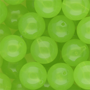 18 mm DQ&reg; acryl kralen shiny Light green