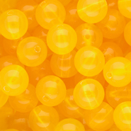 12 mm DQ&reg; acryl kralen shiny Warm yellow