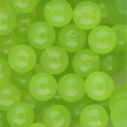14 mm DQ&reg; acryl kralen shiny Light green