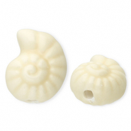 Kralen keramiek schelp White