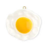 Statement hangers gebakken ei White-yellow