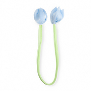 Statement hangers tulp shiny Light green-light blue