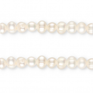 TQ zoetwaterparels rond 5-6mm Ivory