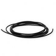 DQ leer rond 1mm Black