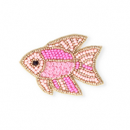 Broches vis Gold-pink