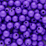 8 mm acryl kralen shiny Dark purple