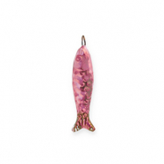 DQ® Grieks keramiek hangers sardine Orchid pink-vintage berry