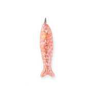 DQ® Grieks keramiek hangers sardine Coral pink