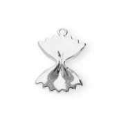 BY31® Eco-brass metaal bedels farfalle pasta Silver