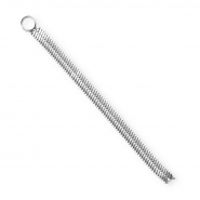 BY31&reg; Roestvrij stalen (RVS) Stainless steel jasseron bedels snake Silver