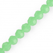 Top Facet kralen rond 10 mm Mint green