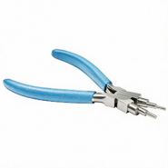 Beadsmith wire looper tang Blauw-zilver