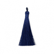 Kwastjes 8 cm Navy blue
