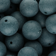 20 mm DQ Acryl kralen Petrol blue