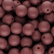 14 mm DQ Acryl kralen Bordeaux red