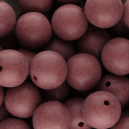 18 mm DQ Acryl kralen Bordeaux red