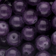 12 mm glaskralen Purple
